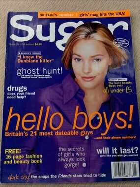 Sugar magazine Issue 26 December 1996 - purple and orange